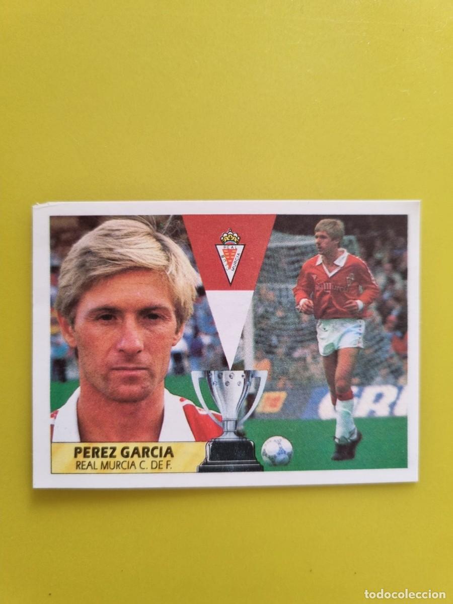 Cromos de f&uacute;tbol: CROMO LIGA ESTE 87 88 1987 1988 NUNCA PEGADO SIN PEGAR PEREZ GARCIA REAL MURCIA AR1026