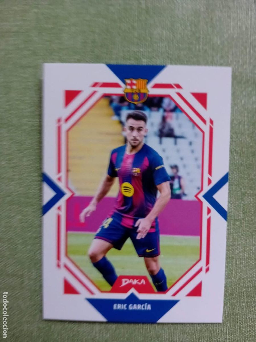 Cromos de f&uacute;tbol: FCB-16-A ERIC GARC&Iacute;A BARCELONA DAKA TOP AUDIENCE BARCELONA 2025 2026 25 26