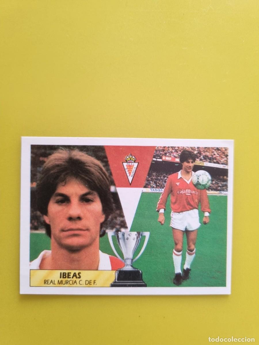 Cromos de f&uacute;tbol: CROMO LIGA ESTE 87 88 1987 1988 NUNCA PEGADO SIN PEGAR IBEAS REAL MURCIA AR1026