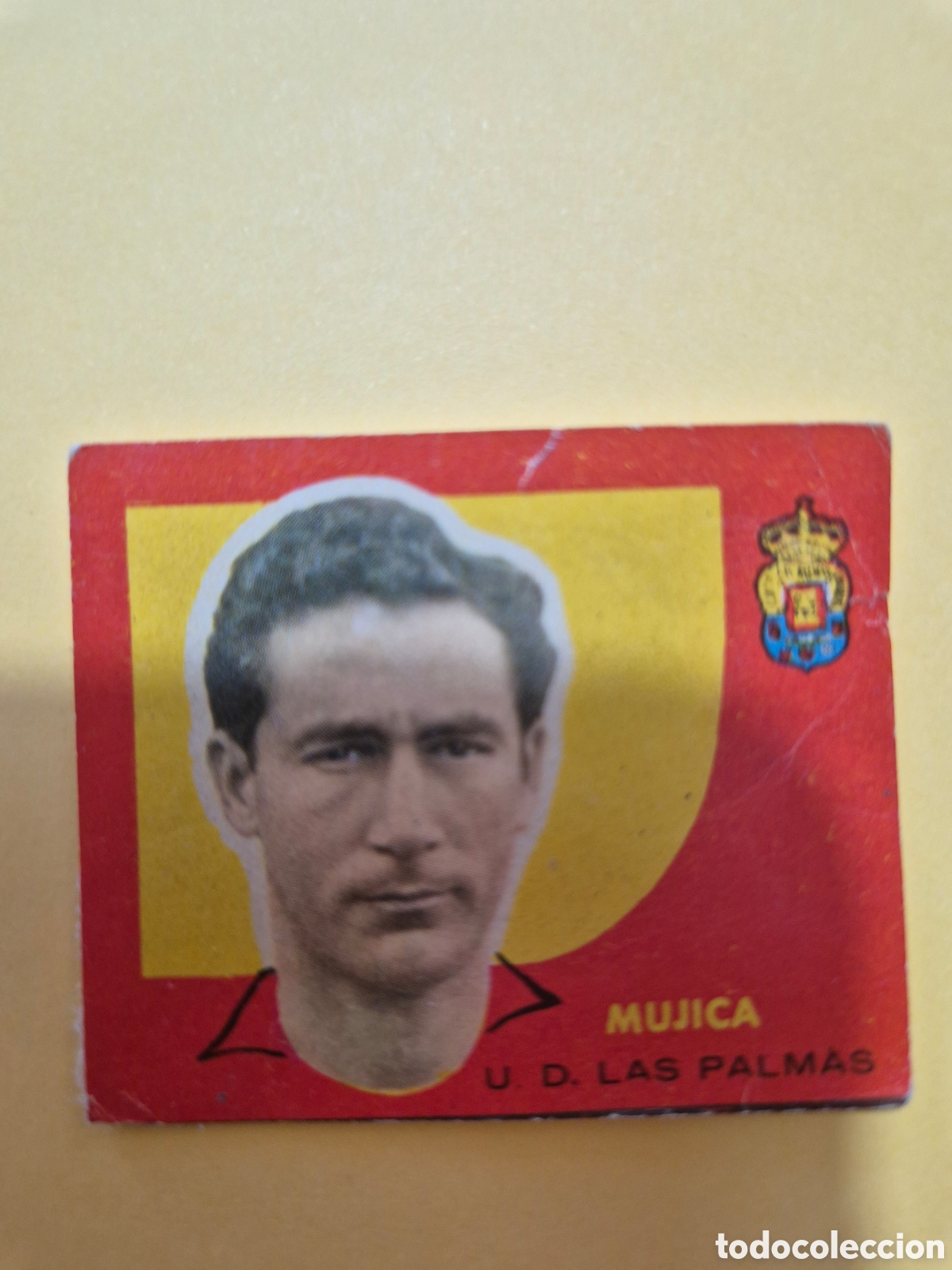 Figurine di Calcio: MUJICA LAS PALMAS CAMPEONES 1959 BRUGUERA