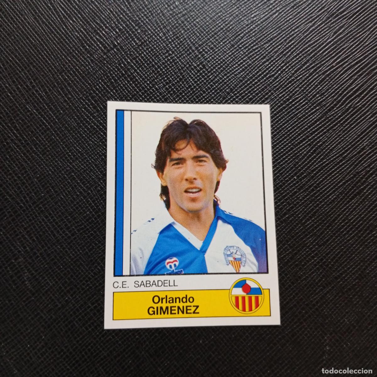 Figurine di Calcio: 224 GIMENEZ SABADELL PANINI 1987 CROMO FUTBOL LIGA 87 - SIN PEGAR - A97 PG460