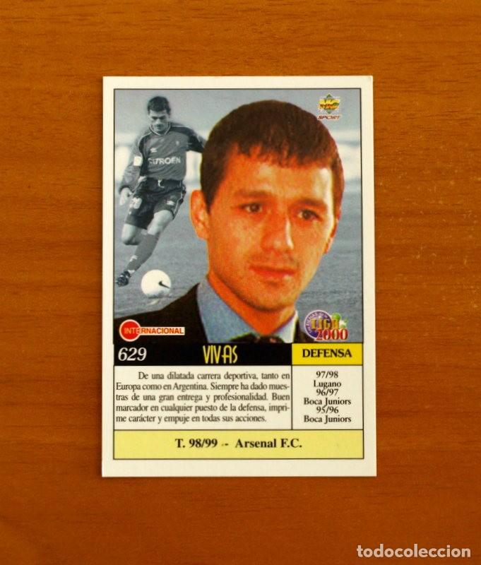 Figurine di Calcio: Celta de Vigo - N&ordm; 629, Vivas - &Uacute;ltima Hora - Las Fichas de Liga Mundicromo 1999-2000, 99-00