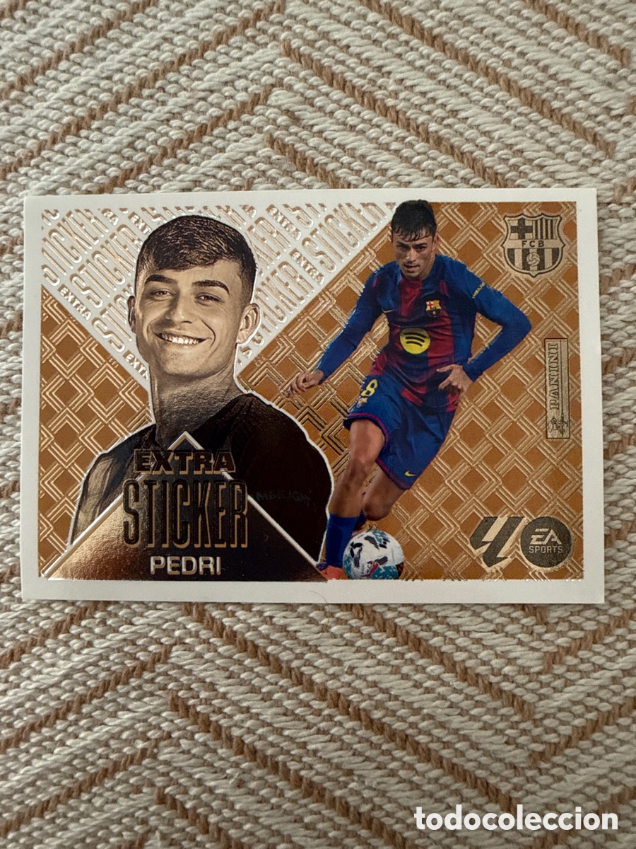 Figurine di Calcio: PEDRI BARCELONA EXTRA STICKER BRONCE BRONZE LIGA ESTE 2026 2027 26 27 NUNCA PEGADO