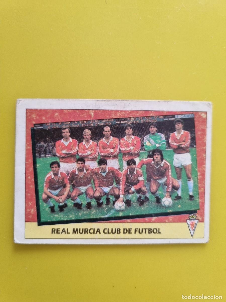 Figurine di Calcio: CROMO LIGA ESTE 87 88 1987 1988 NUNCA PEGADO SIN PEGAR ALINEACION REAL MURCIA AR1026