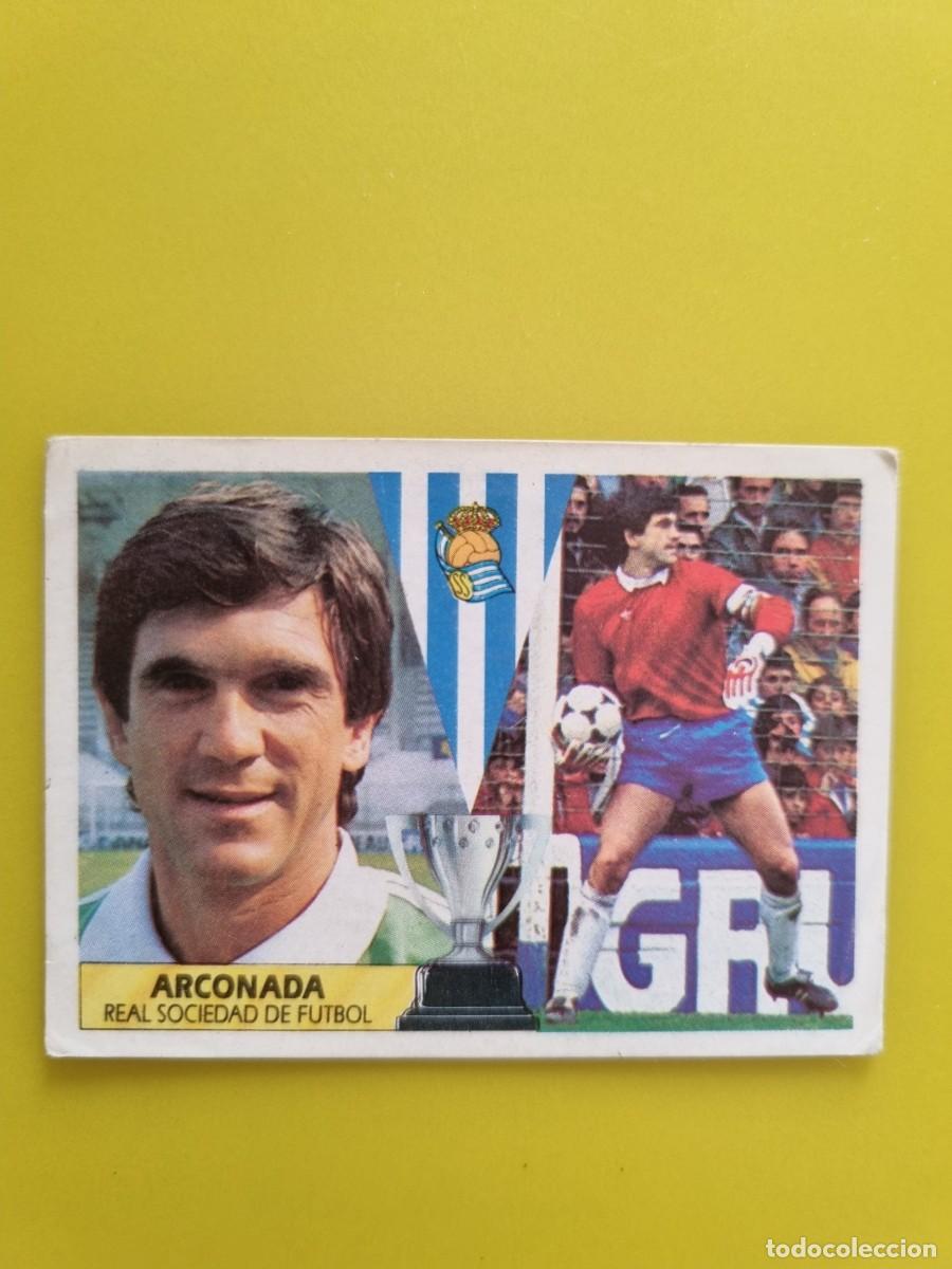Figurine di Calcio: CROMO LIGA ESTE 87 88 1987 1988 NUNCA PEGADO SIN PEGAR ARCONADA REAL SOCIEDAD AR1026