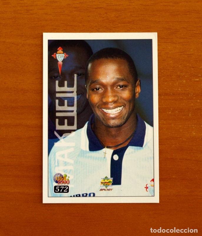 Figurine di Calcio: Celta de Vigo- N&ordm; 572, Makelele -Top Once-Super Star -Las Fichas de Liga Mundicromo 1999-2000, 99-00
