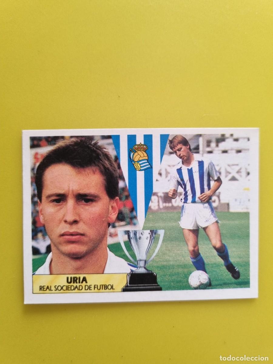 Figurine di Calcio: CROMO LIGA ESTE 87 88 1987 1988 NUNCA PEGADO SIN PEGAR URIA REAL SOCIEDAD AR1026