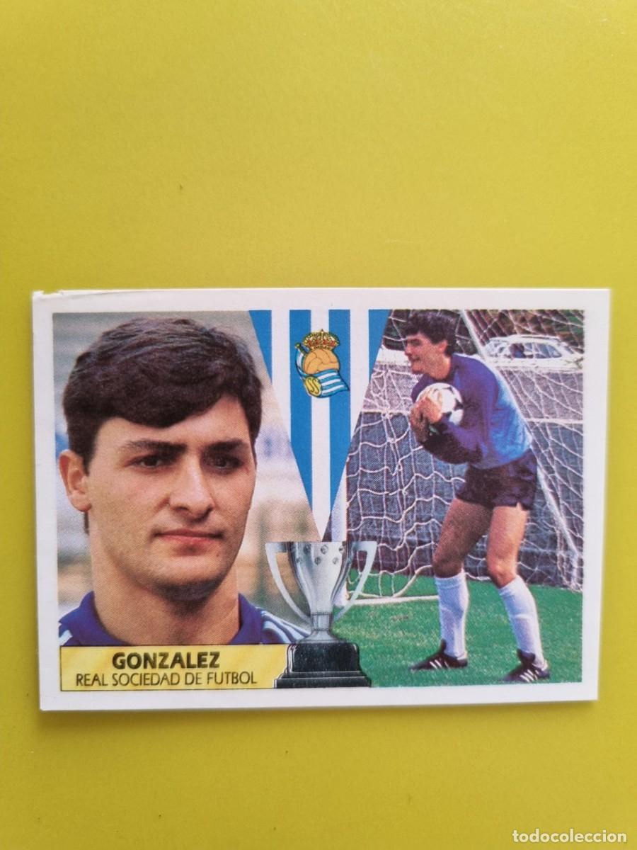 Figurine di Calcio: CROMO LIGA ESTE 87 88 1987 1988 NUNCA PEGADO SIN PEGAR GONZALEZ REAL SOCIEDAD AR1026