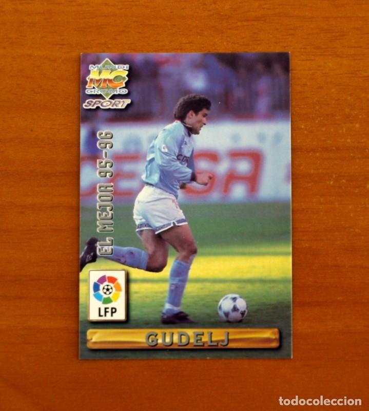 Figurine di Calcio: Celta de Vigo -N&ordm; 410 Gudelj El Mejor 95-96-Mundicromo Las Fichas de Liga de F&uacute;tbol 1996-1997-96-97