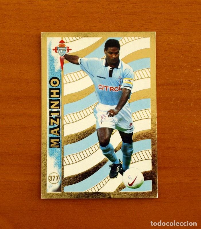 Figurine di Calcio: Celta de Vigo -N&ordm; 377 Mazinho El Mejor 97-98-Mundicromo Las Fichas de la Liga 1998-1999-98-99