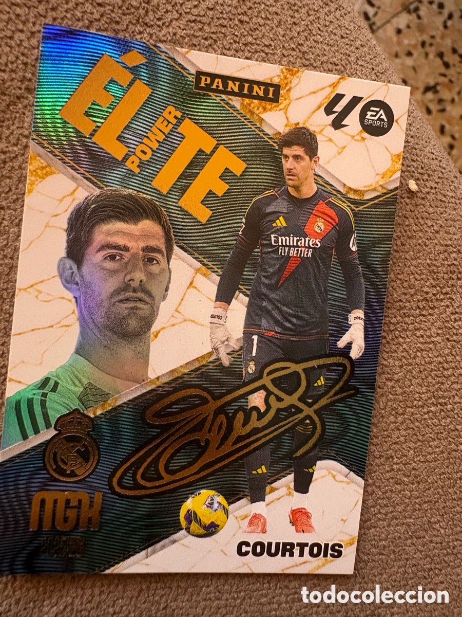 Figurine di Calcio: Courtois &Eacute;lite Power firmado Megacraks 25/26