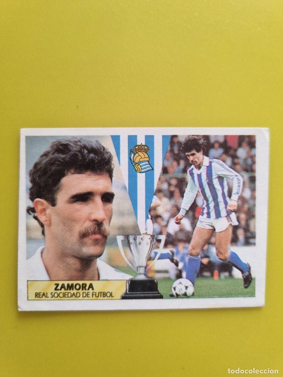 Figurine di Calcio: CROMO LIGA ESTE 87 88 1987 1988 NUNCA PEGADO SIN PEGAR ZAMORA REAL SOCIEDAD AR1026