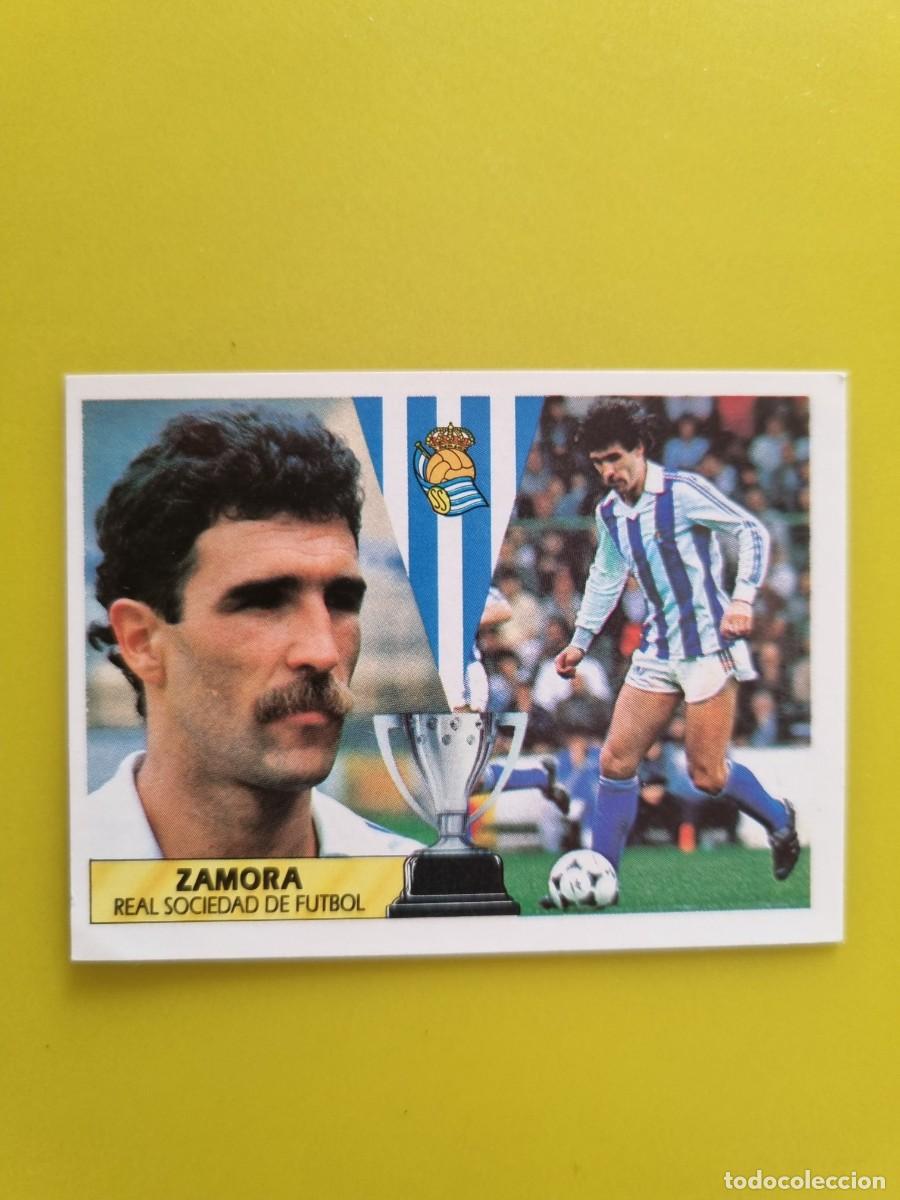 Figurine di Calcio: CROMO LIGA ESTE 87 88 1987 1988 NUNCA PEGADO SIN PEGAR ZAMORA REAL SOCIEDAD AR1026
