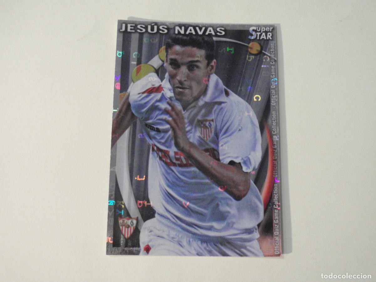 Figurine di Calcio: 106 JES&Uacute;S NAVAS Sevilla SUPERSTAR LETRAS. MUNDICROMO 2010 2011. LAS FICHAS QUIZ DE LA LIGA 10 11