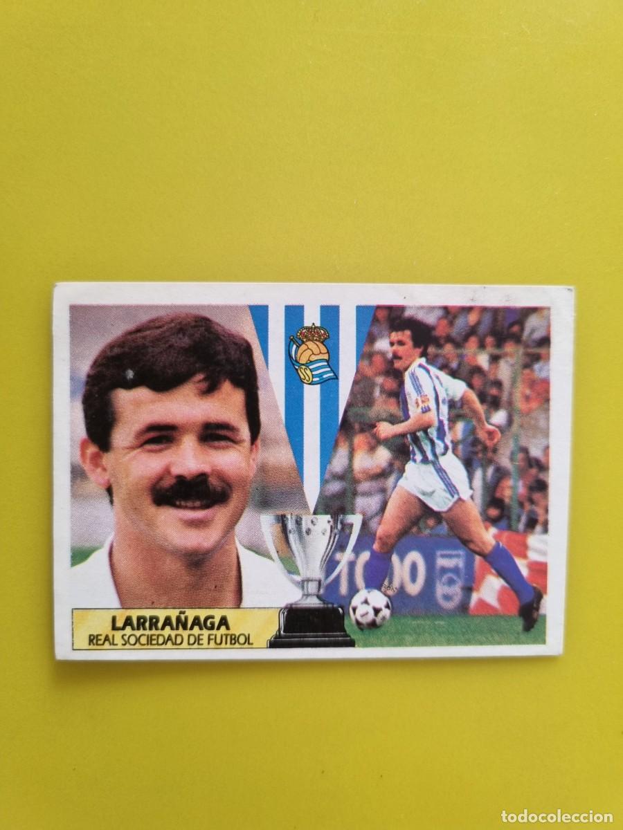 Fu&szlig;ball-Sticker: CROMO LIGA ESTE 87 88 1987 1988 NUNCA PEGADO SIN PEGAR LARRA&Ntilde;AGA REAL SOCIEDAD AR1026