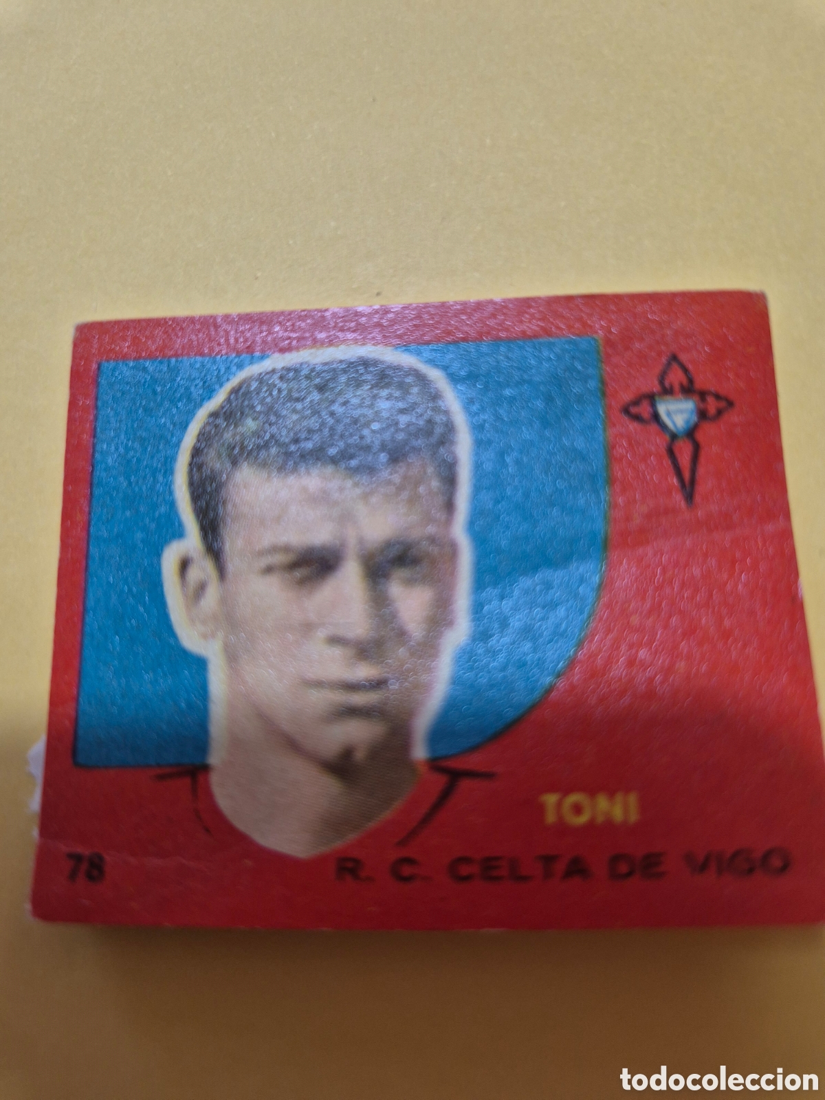 Fu&szlig;ball-Sticker: TONI 78 CELTA DE VIGO CAMPEONES 1959 BRUGUERA