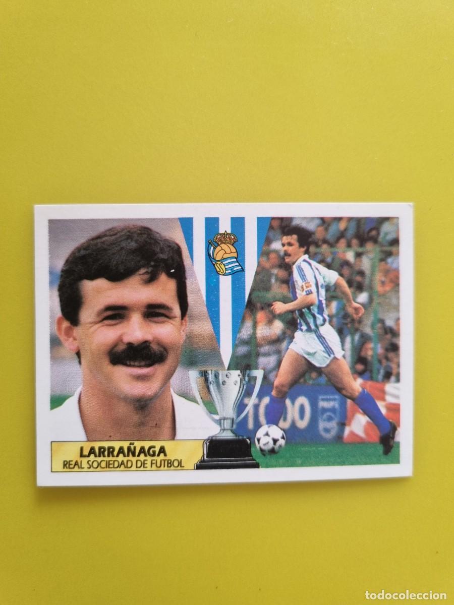 Fu&szlig;ball-Sticker: CROMO LIGA ESTE 87 88 1987 1988 NUNCA PEGADO SIN PEGAR LARRA&Ntilde;AGA REAL SOCIEDAD AR1026