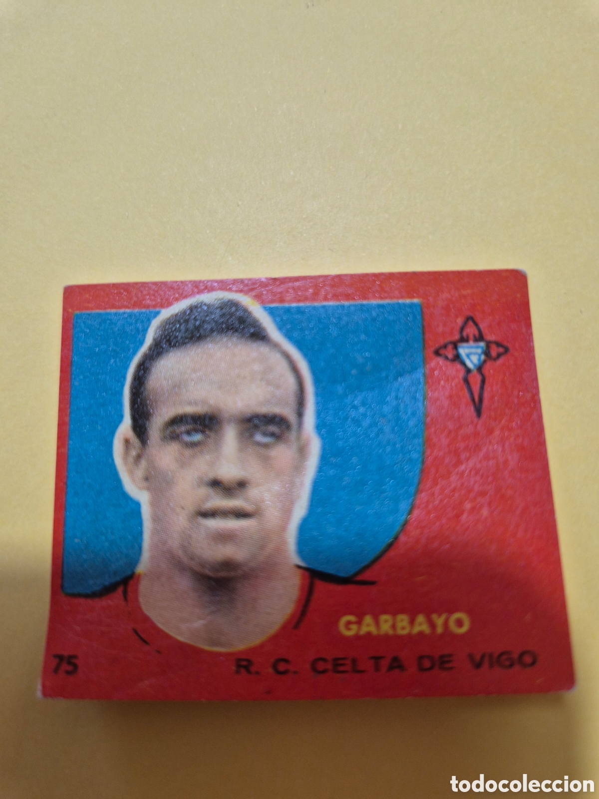 Fu&szlig;ball-Sticker: GARBAYO 75 CELTA DE VIGO CAMPEONES 1959 BRUGUERA