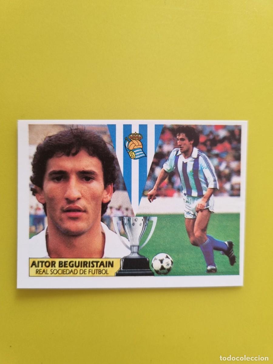 Cromos de Futebol: CROMO LIGA ESTE 87 88 1987 1988 NUNCA PEGADO SIN PEGAR AITOR BEGUIRISTAIN REAL SOCIEDAD AR1026