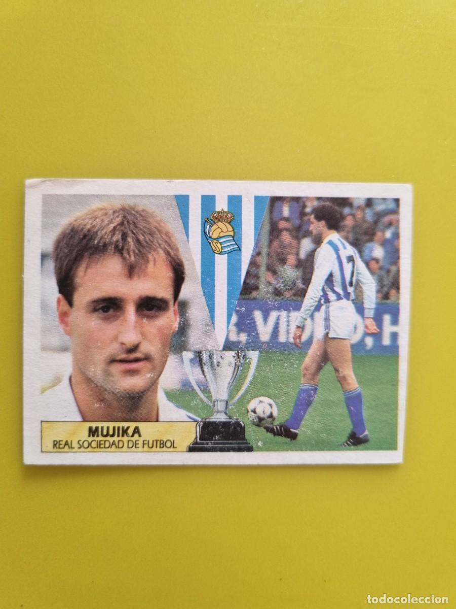 Cromos de f&uacute;tbol: CROMO LIGA ESTE 87 88 1987 1988 NUNCA PEGADO SIN PEGAR MUJIKA REAL SOCIEDAD LEER AR1026