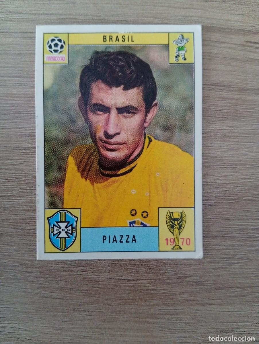 Cartes &agrave; collectionner de Football: PIAZZA BRASIL MUNDIAL MEXICO 70 PANINI ORIGINAL DESPEGADO