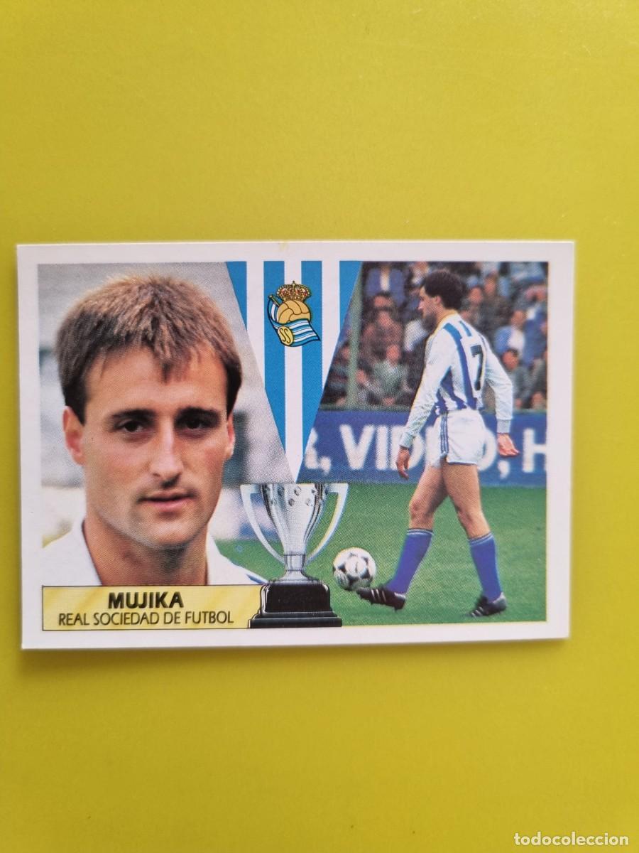 Cromos de f&uacute;tbol: CROMO LIGA ESTE 87 88 1987 1988 NUNCA PEGADO SIN PEGAR MUJIKA REAL SOCIEDAD LEER AR1026