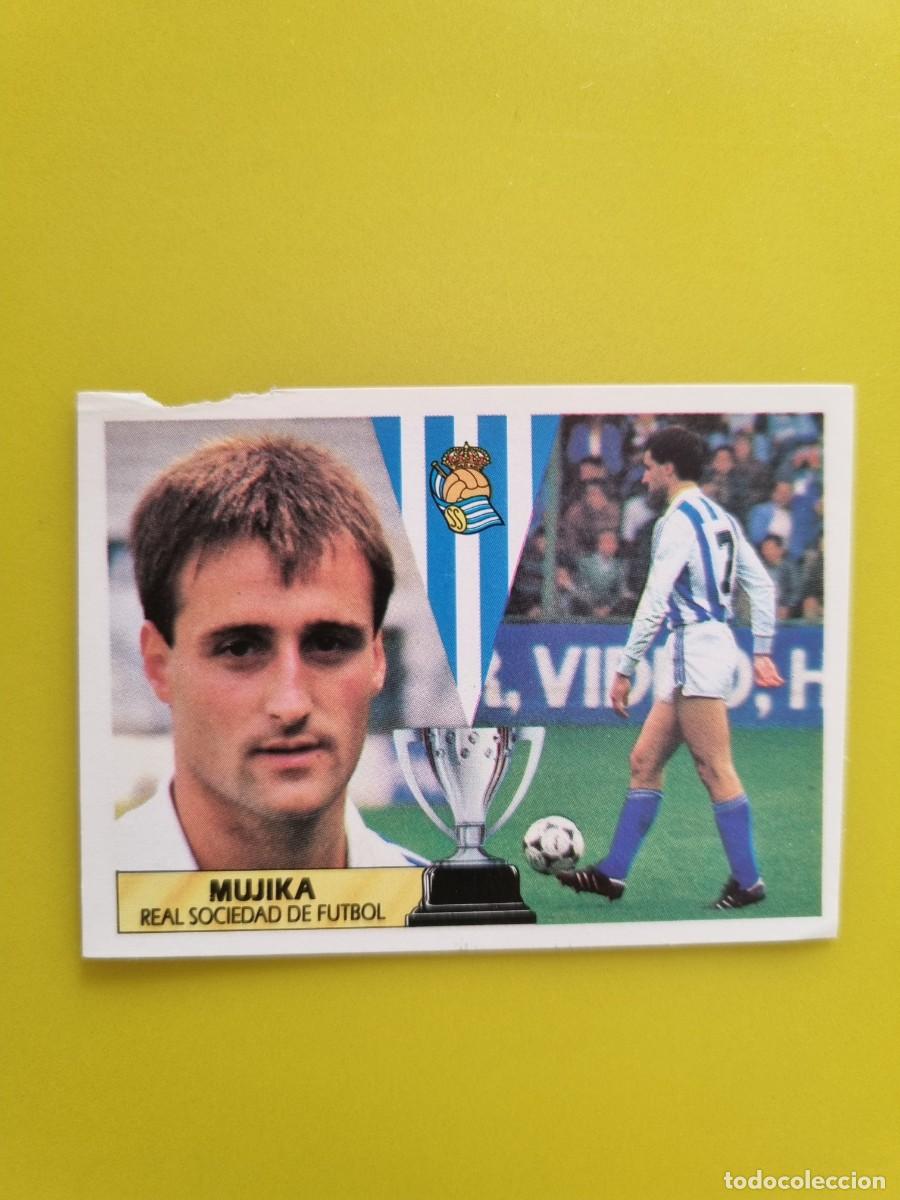 Cromos de f&uacute;tbol: CROMO LIGA ESTE 87 88 1987 1988 NUNCA PEGADO SIN PEGAR MUJIKA REAL SOCIEDAD LEER AR1026