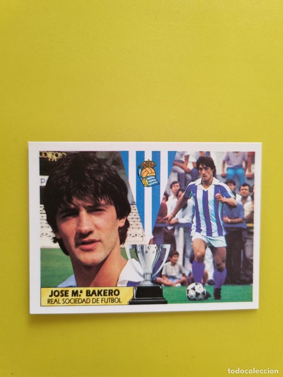 Cromos de f&uacute;tbol: CROMO LIGA ESTE 87 88 1987 1988 NUNCA PEGADO SIN PEGAR JOSE M&ordf; BAKERO REAL SOCIEDAD AR1026