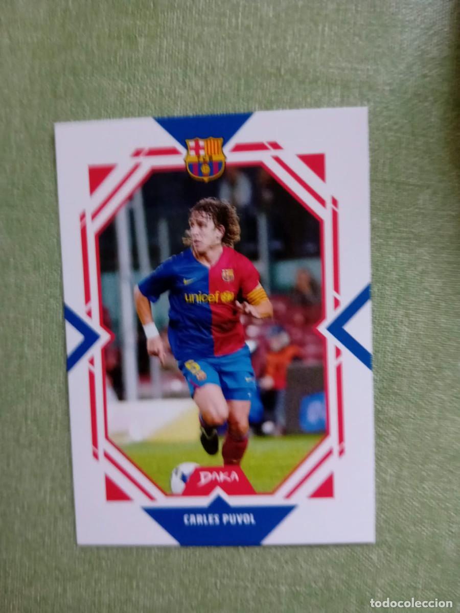 Cromos de f&uacute;tbol: FCB-27-A CARLES PUYOL BARCELONA DAKA TOP AUDIENCE BARCELONA 2025 2026 25 26