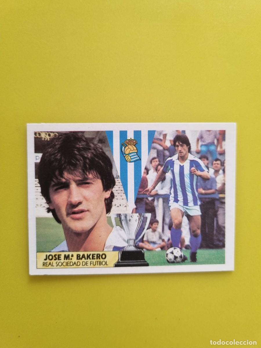 Cromos de f&uacute;tbol: CROMO LIGA ESTE 87 88 1987 1988 NUNCA PEGADO SIN PEGAR JOSE M&ordf; BAKERO REAL SOCIEDAD AR1026