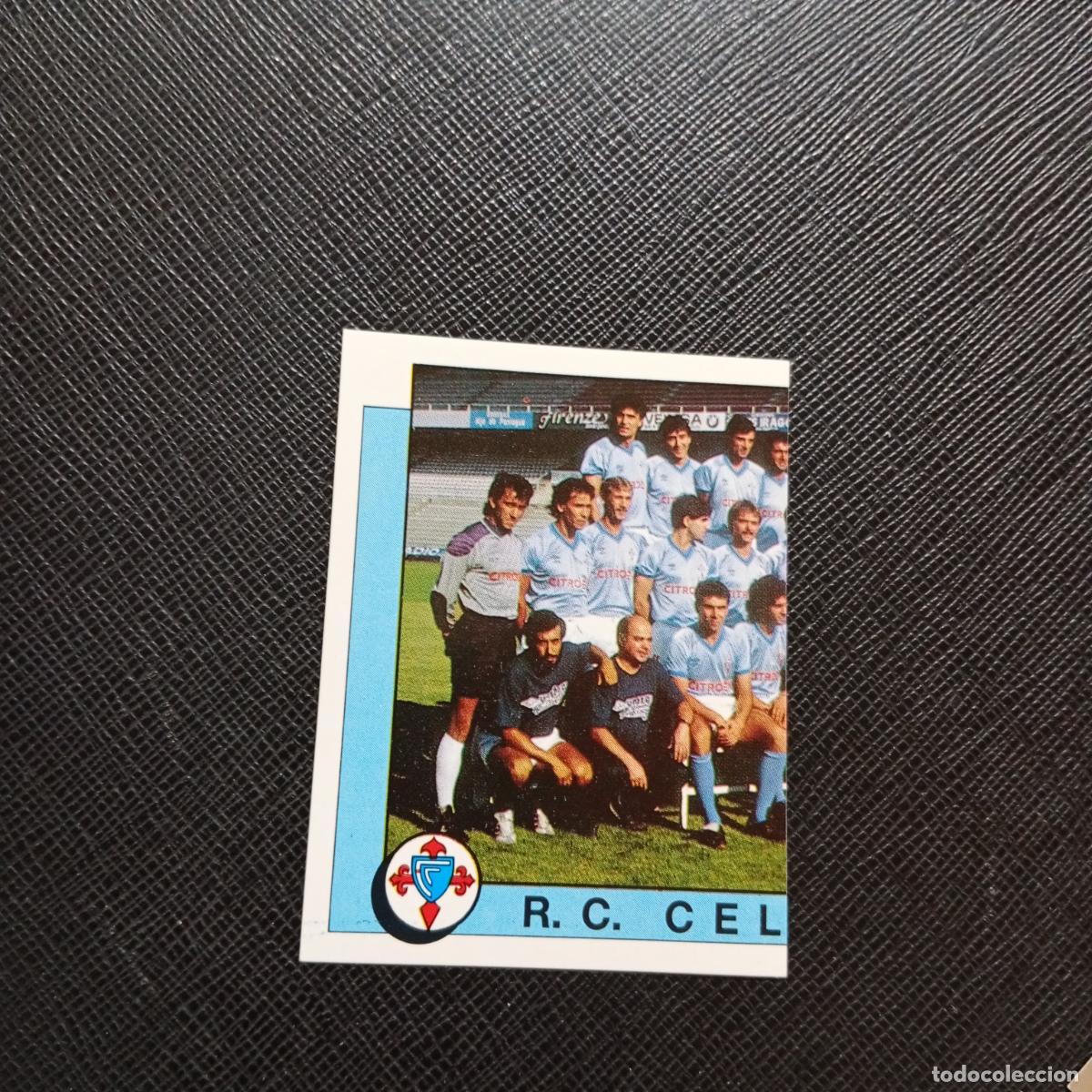 Cromos de f&uacute;tbol: 117 ALINEACION CELTA PANINI 1988 CROMO FUTBOL LIGA 88 - SIN PEGAR - A97 PG496