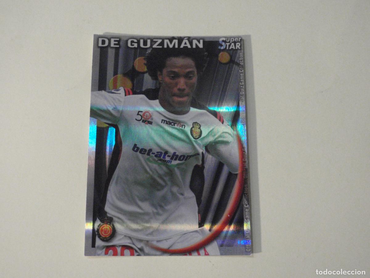 Cromos de f&uacute;tbol: 132 DE GUZMAN Mallorca SUPERSTAR BRILLO HORIZONTAL. MUNDICROMO 2010 2011. LAS FICHAS QUIZ DE LA LIGA