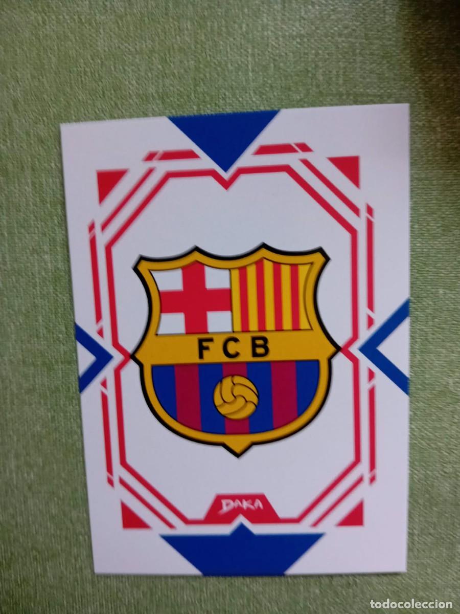 Cromos de f&uacute;tbol: FCB-32-A ESCUDO BARCELONA DAKA TOP AUDIENCE BARCELONA 2025 2026 25 26