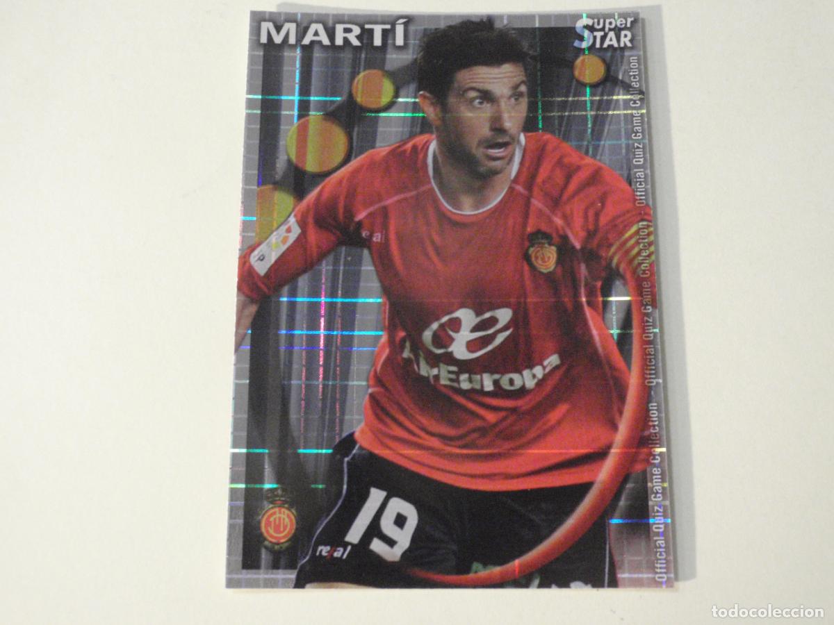 Cromos de f&uacute;tbol: 133 MARTI Mallorca SUPERSTAR CUADROS. MUNDICROMO 2010 2011. LAS FICHAS QUIZ DE LA LIGA 10 11