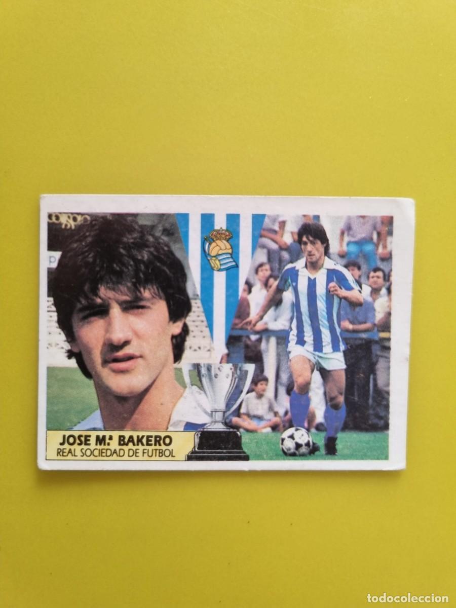 Cromos de f&uacute;tbol: CROMO LIGA ESTE 87 88 1987 1988 NUNCA PEGADO SIN PEGAR JOSE M&ordf; BAKERO REAL SOCIEDAD LEER AR1026