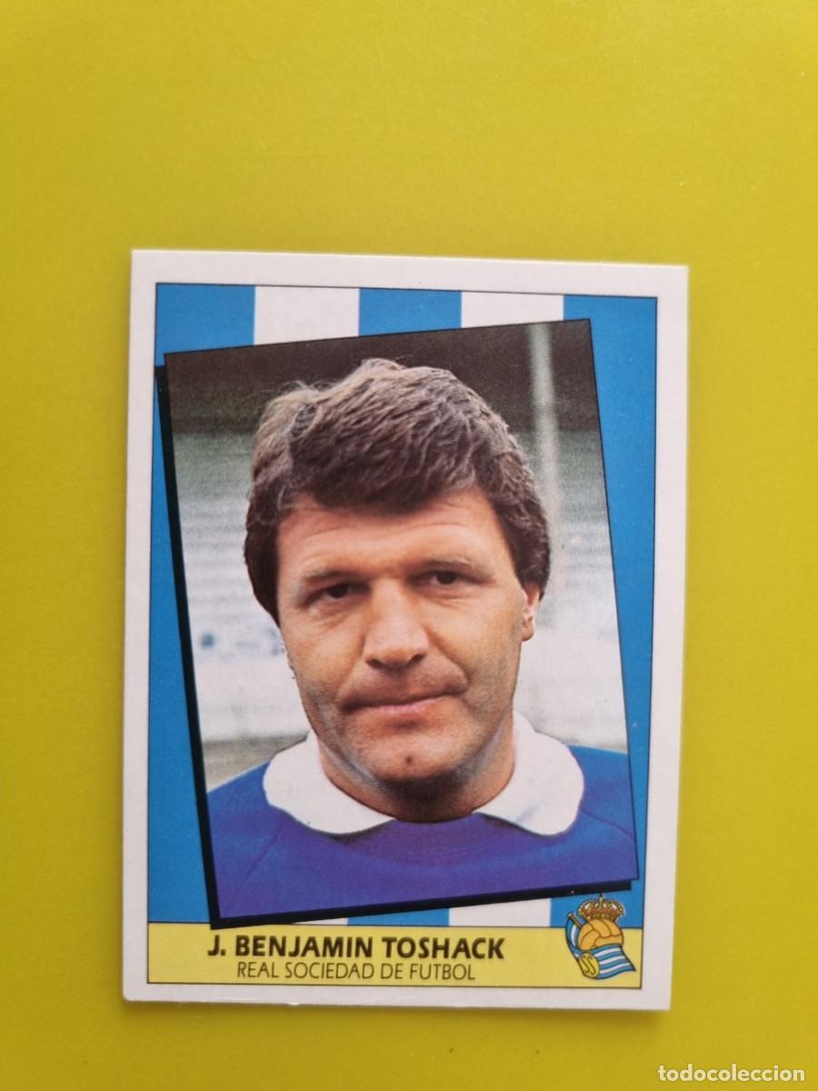 Cromos de f&uacute;tbol: LIGA ESTE 87 88 1987 1988 NUNCA PEGADO SIN PEGAR JOHN TOSHACK ENTRENADOR REAL SOCIEDAD LEER AR1026