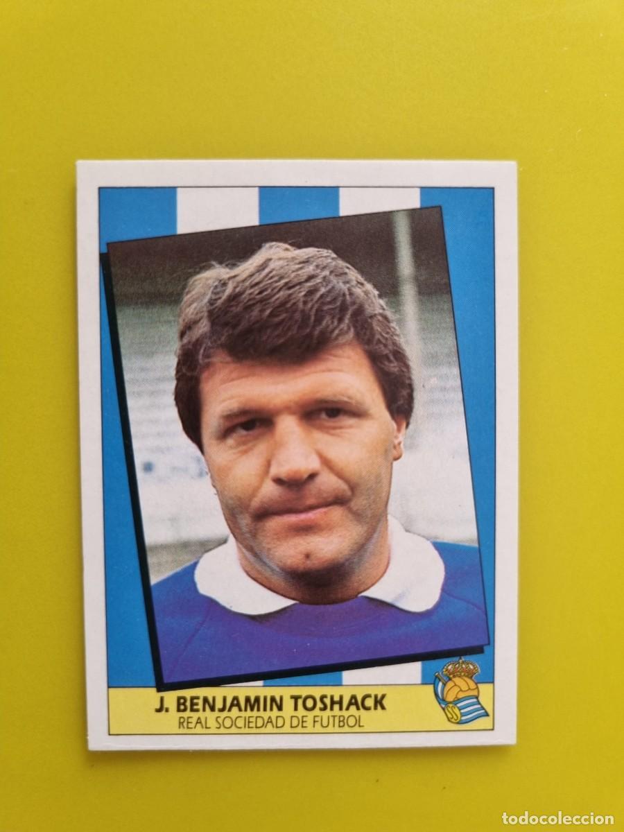 Cromos de f&uacute;tbol: LIGA ESTE 87 88 1987 1988 NUNCA PEGADO SIN PEGAR JOHN TOSHACK ENTRENADOR REAL SOCIEDAD LEER AR1026