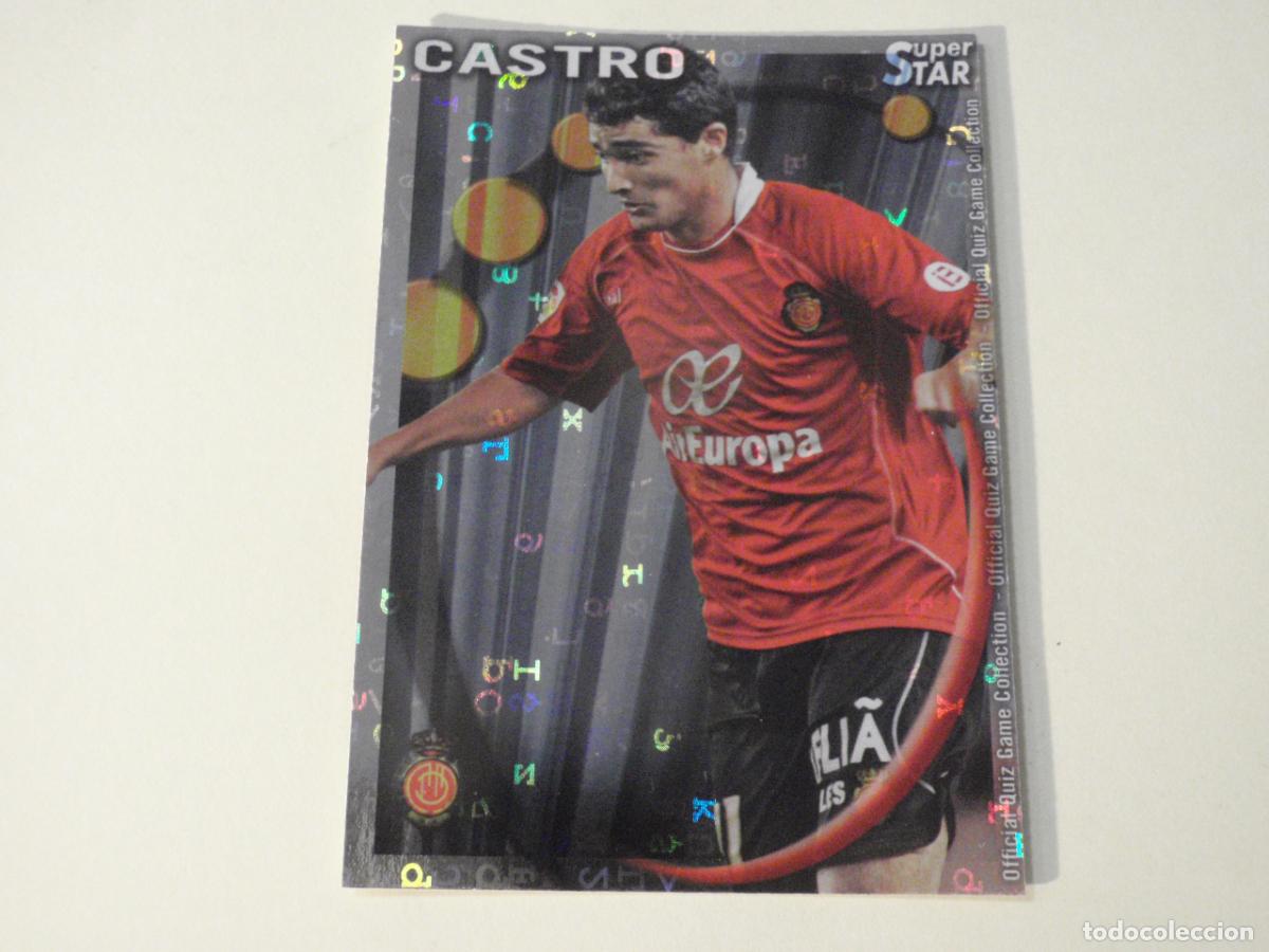 Cromos de Futebol: 134 CASTRO Mallorca SUPERSTAR LETRAS. MUNDICROMO 2010 2011. LAS FICHAS QUIZ DE LA LIGA 10 11