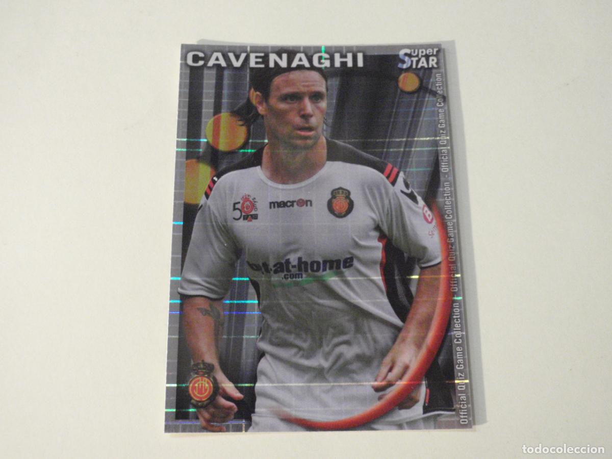 Cromos de Futebol: 135 CAVENAGHI Mallorca SUPERSTAR CUADROS. MUNDICROMO 2010 2011. LAS FICHAS QUIZ DE LA LIGA 10 11