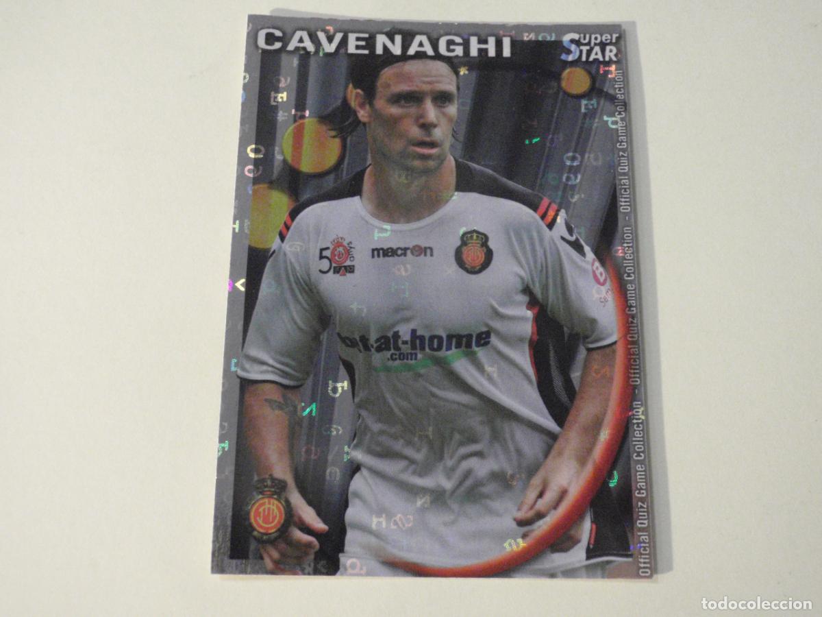 Cromos de Futebol: 135 CAVENAGHI Mallorca SUPERSTAR LETRAS. MUNDICROMO 2010 2011. LAS FICHAS QUIZ DE LA LIGA 10 11