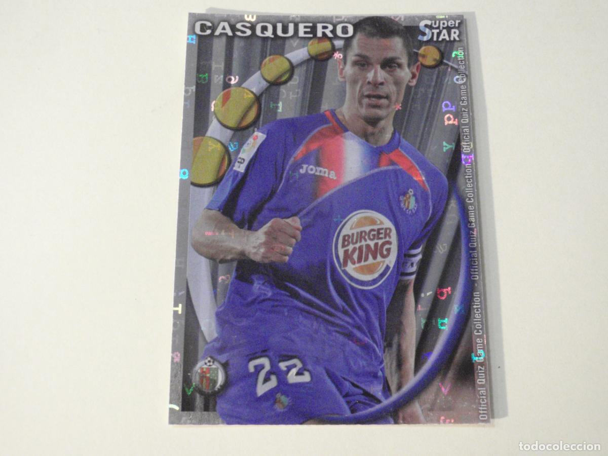 Cromos de f&uacute;tbol: 158 CASQUERO Getafe SUPERSTAR LETRAS. MUNDICROMO 2010 2011. LAS FICHAS QUIZ DE LA LIGA 10 11