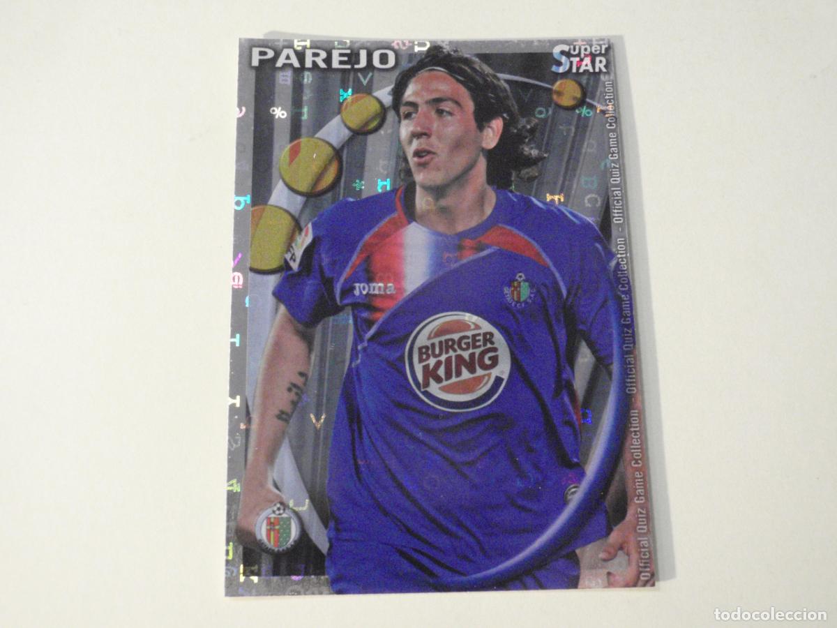 Cromos de f&uacute;tbol: 159 PAREJO Getafe SUPERSTAR LETRAS. MUNDICROMO 2010 2011. LAS FICHAS QUIZ DE LA LIGA 10 11