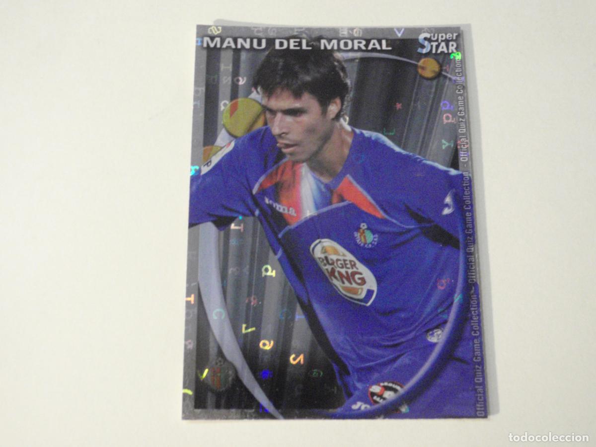 Cromos de f&uacute;tbol: 160 MANU DEL MORAL Getafe SUPERSTAR LETRAS. MUNDICROMO 2010 2011. LAS FICHAS QUIZ DE LA LIGA 10 11
