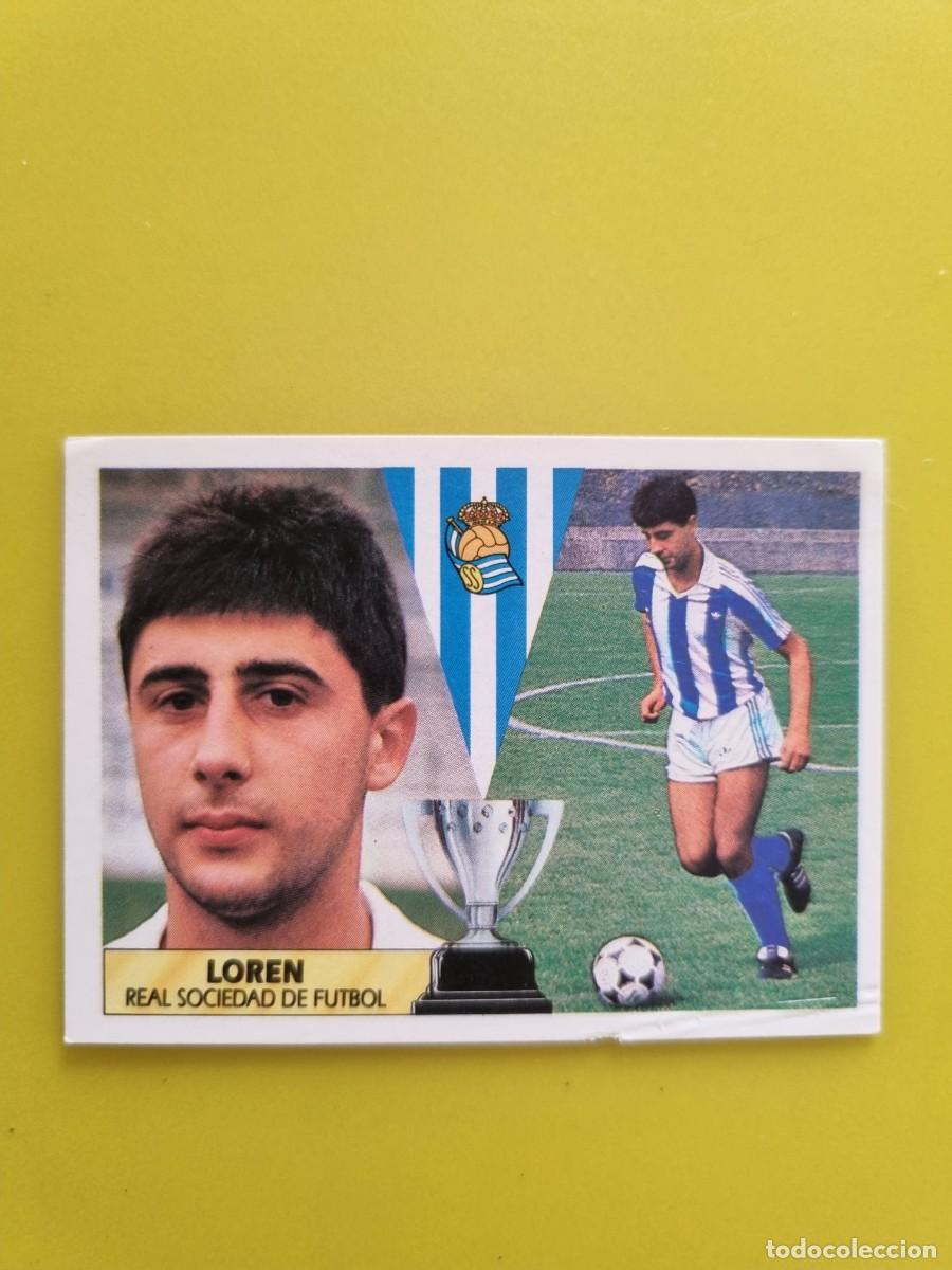 Cromos de f&uacute;tbol: CROMO LIGA ESTE 87 88 1987 1988 NUNCA PEGADO SIN PEGAR LOREN REAL SOCIEDAD AR1026