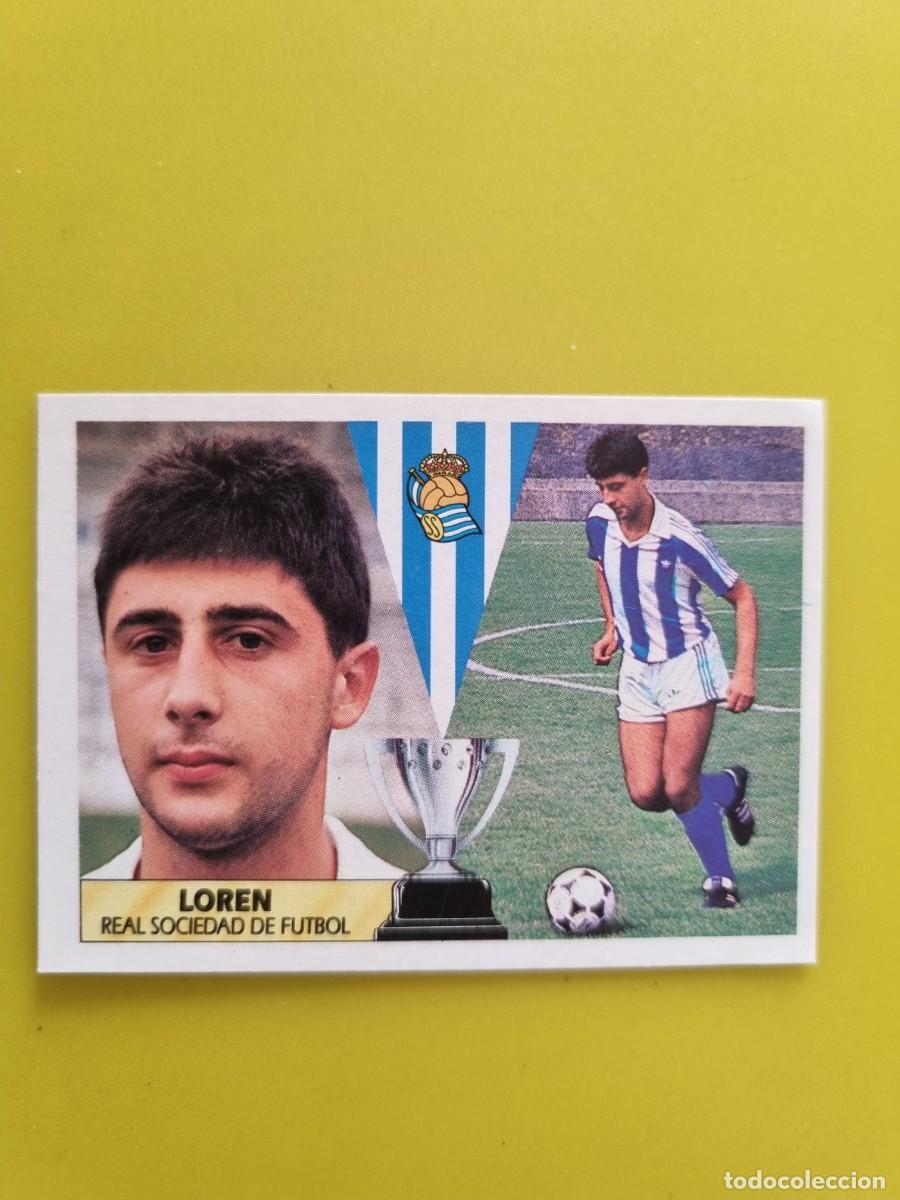 Cromos de f&uacute;tbol: CROMO LIGA ESTE 87 88 1987 1988 NUNCA PEGADO SIN PEGAR LOREN REAL SOCIEDAD AR1026