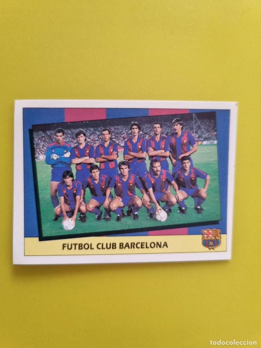 Cromos de f&uacute;tbol: CROMO LIGA ESTE 87 88 1987 1988 NUNCA PEGADO SIN PEGAR ALINEACION FC BARCELONA AR1026