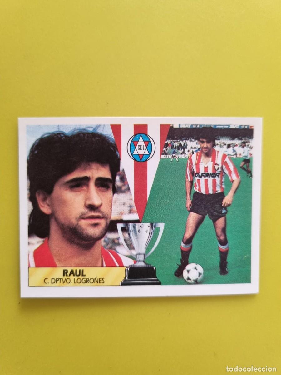 Cromos de f&uacute;tbol: CROMO LIGA ESTE 87 88 1987 1988 NUNCA PEGADO SIN PEGAR RAUL CD LOGRO&Ntilde;ES AR1026