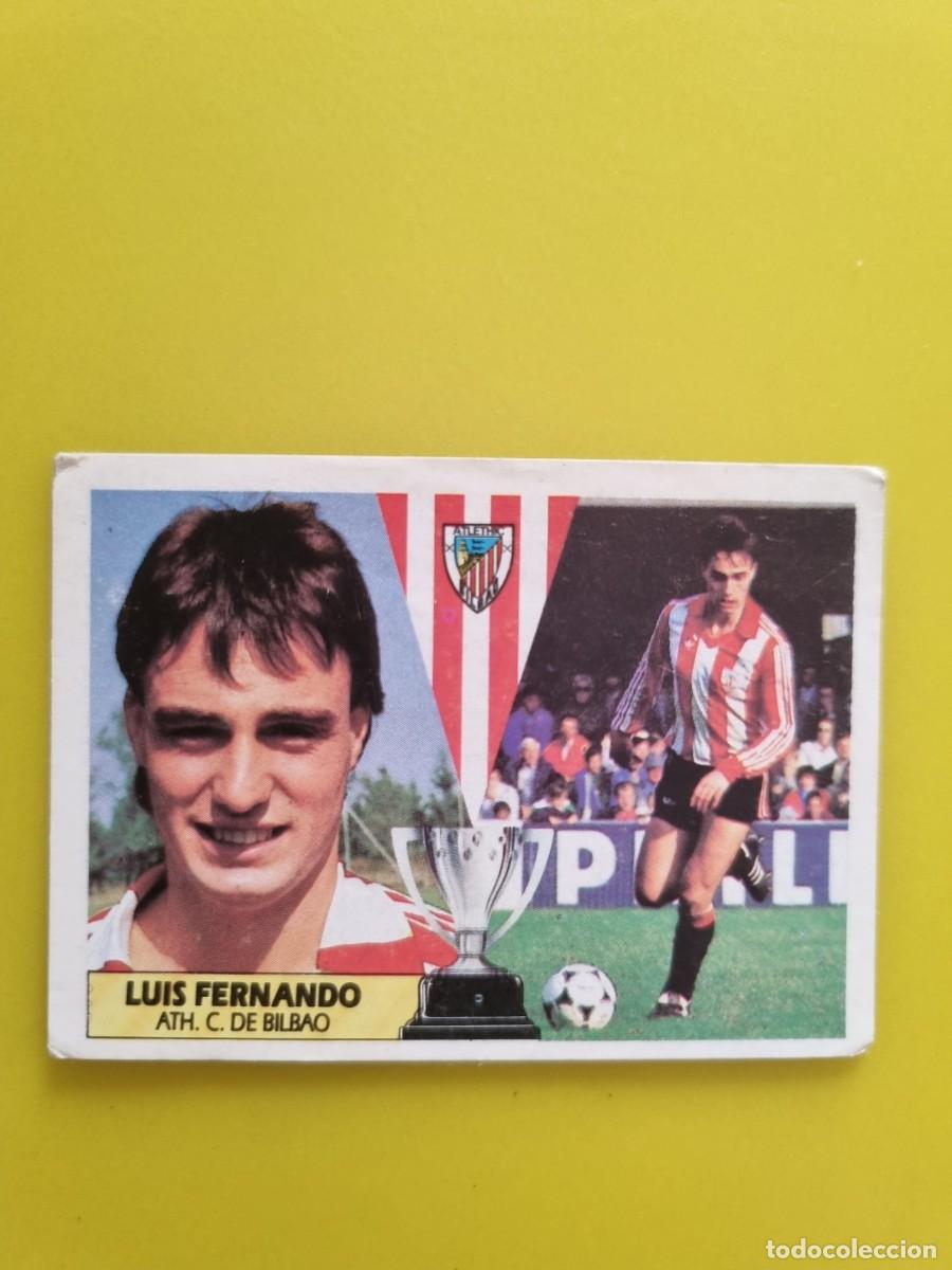 Cromos de f&uacute;tbol: CROMO LIGA ESTE 87 88 1987 1988 NUNCA PEGADO SIN PEGAR LUIS FERNANDO ATH BILBAO AR1026