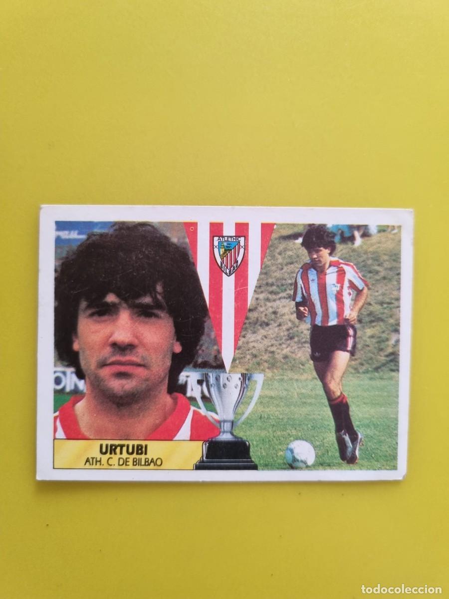 Cromos de f&uacute;tbol: CROMO LIGA ESTE 87 88 1987 1988 NUNCA PEGADO SIN PEGAR URTUBI ATH BILBAO AR1026