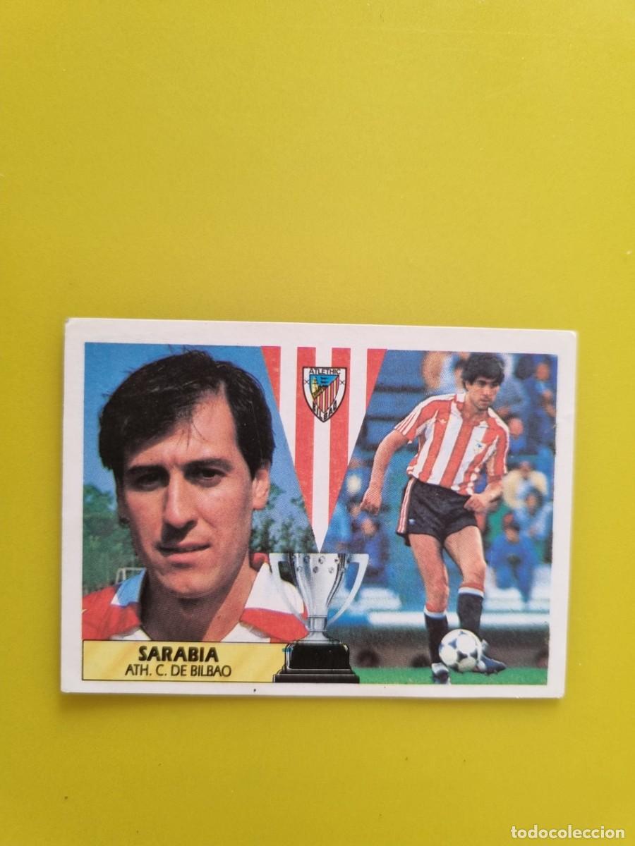 Cromos de f&uacute;tbol: CROMO LIGA ESTE 87 88 1987 1988 NUNCA PEGADO SIN PEGAR SARABIA ATH BILBAO AR1026